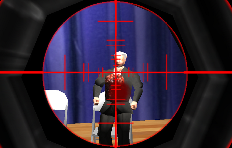 Illustration for article titled Someone Made A Game In Which You Shoot The Head Of The NRA